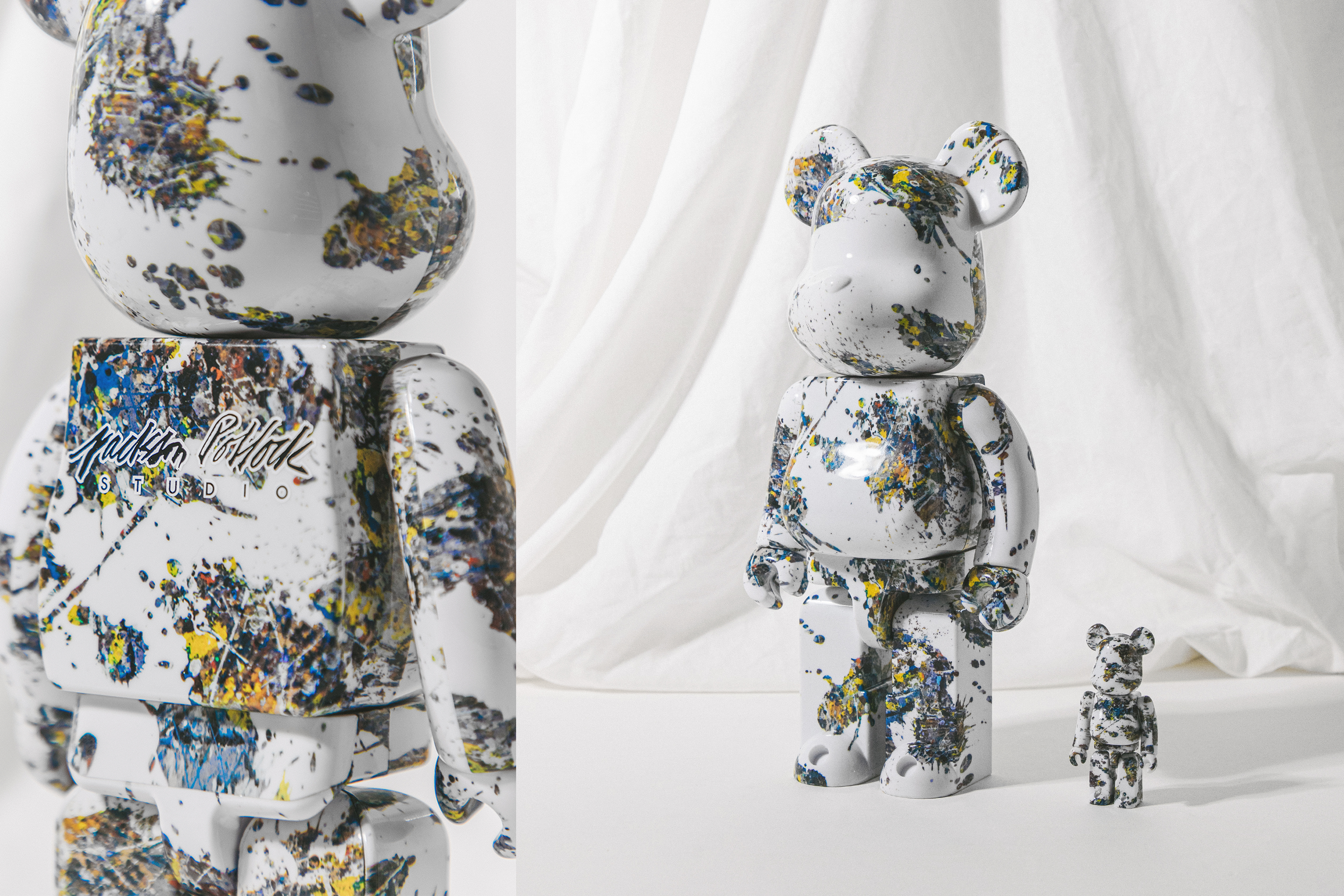その他 BE@RBRICK Jackson Pollock STUDIO CHROME その他 MEDICOM TOY - BE@RBRICK B@BY Jackson Pollock Studio