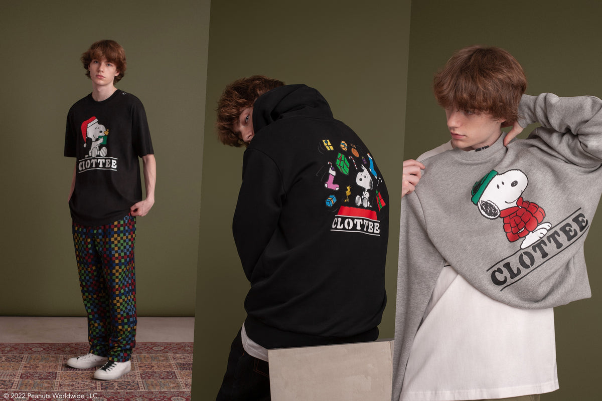 CLOTTEE AND PEANUTS LAUNCH CHRISTMAS CAPSULE