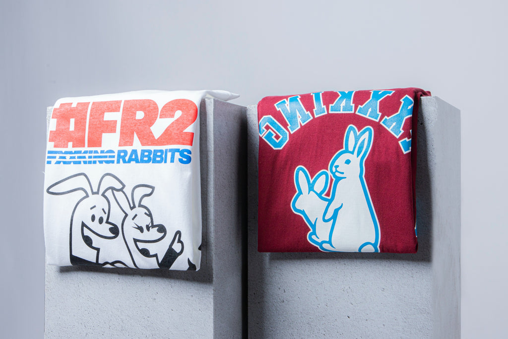 SHOP #FR2 FXXKING RABBITS' TONGUE-IN-CHEEK SUMMER PIECES – JUICESTORE
