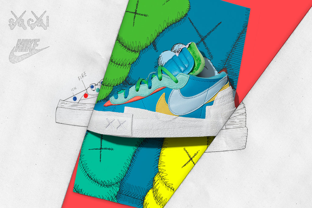 RAFFLE: KAWS x SACAI NIKE BLAZER LOW 