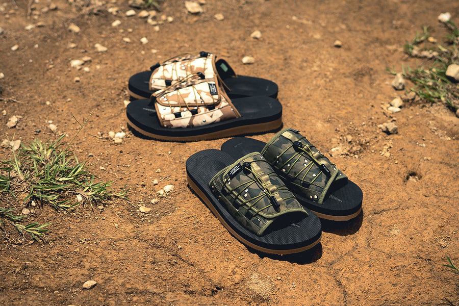 JUICE Teams Up With SUICOKE on a Collection of "Alienegra Desert Camo" Slides