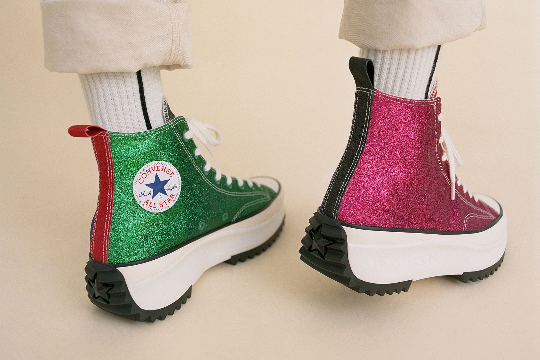 J.W. Anderson x Converse Returns With More Glitter Sneakers –