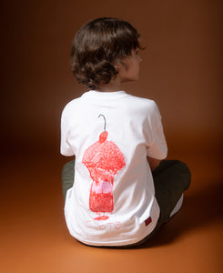 Kids Alaia's Ice Cream T-Shirt (White)