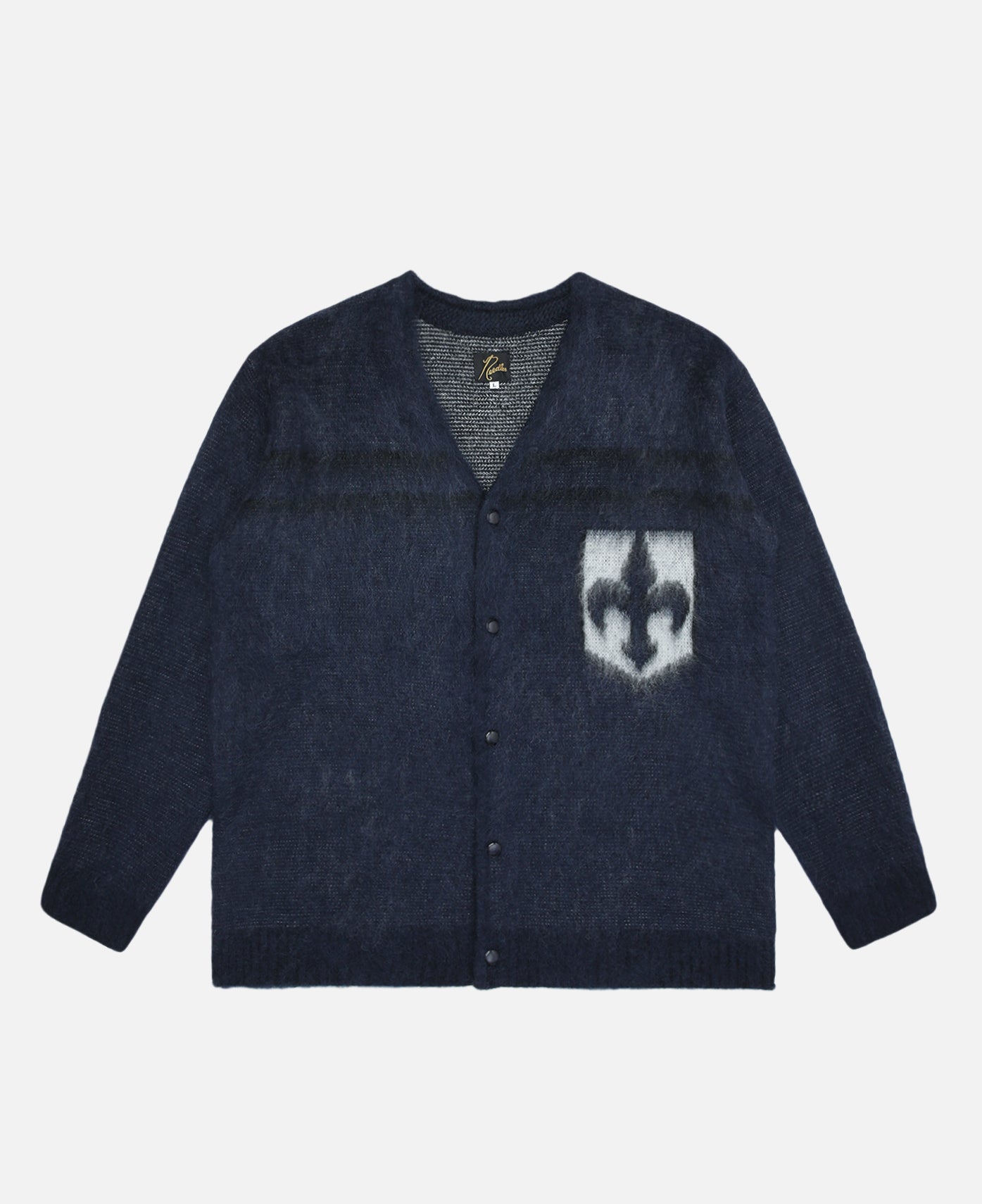 Needles - Mohair Cardigan - Emblem (Navy) – JUICESTORE