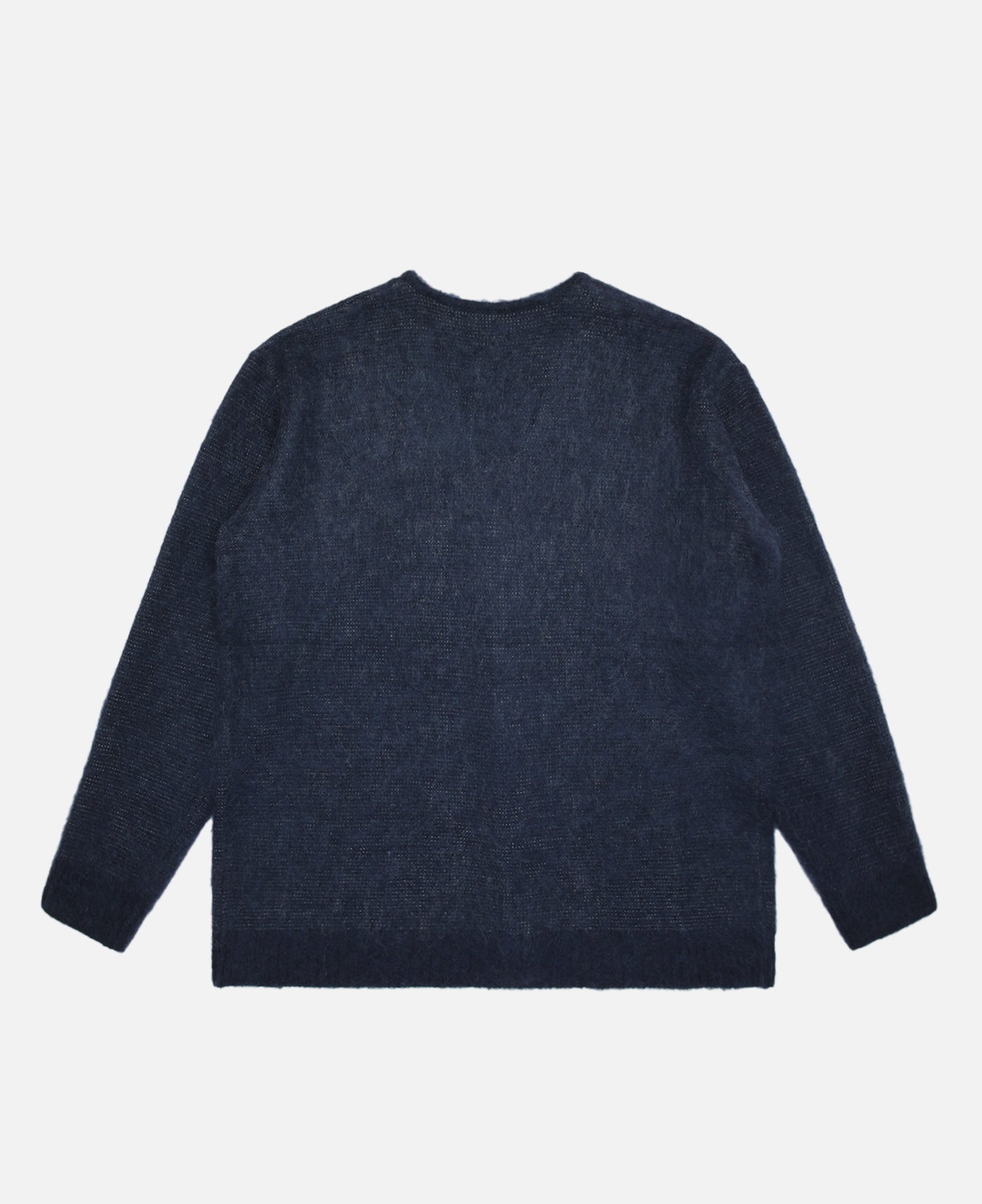 Mohair Cardigan - Emblem (Navy)