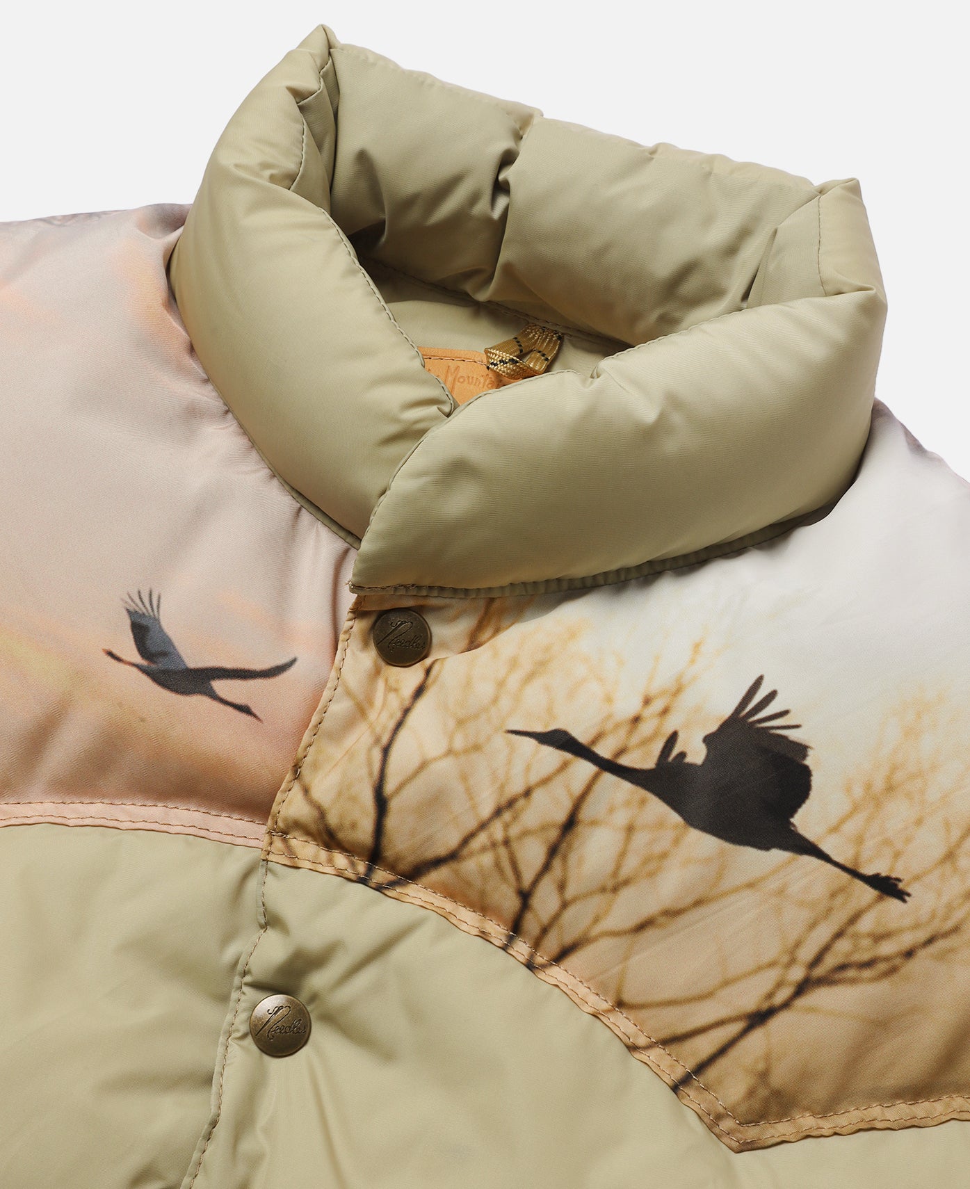 Needles x Rocky Mountain Featherbed Down Vest (Beige)