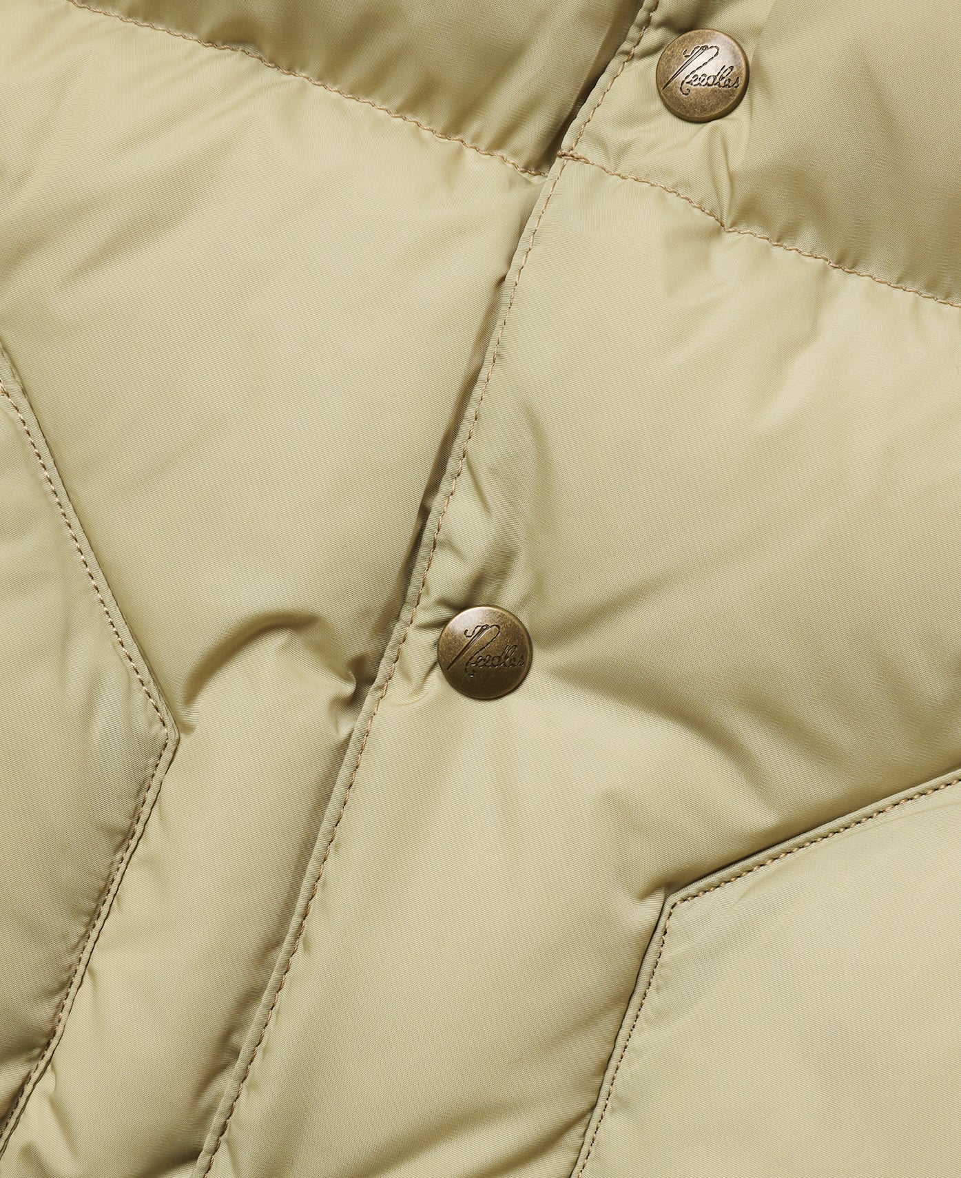 Needles x Rocky Mountain Featherbed Down Vest (Beige)
