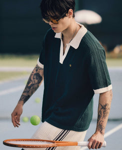 CLOT Knit Polo by Edison Chen (Green)