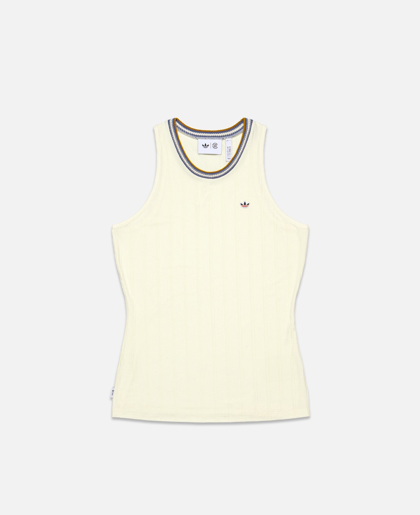 Knit Collar Tank (Cream)