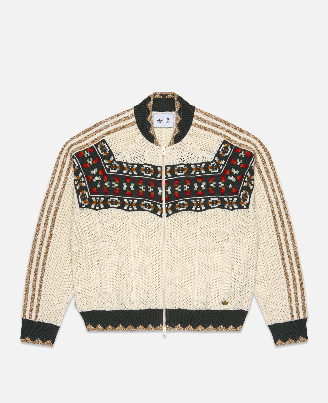 id knit track jacket