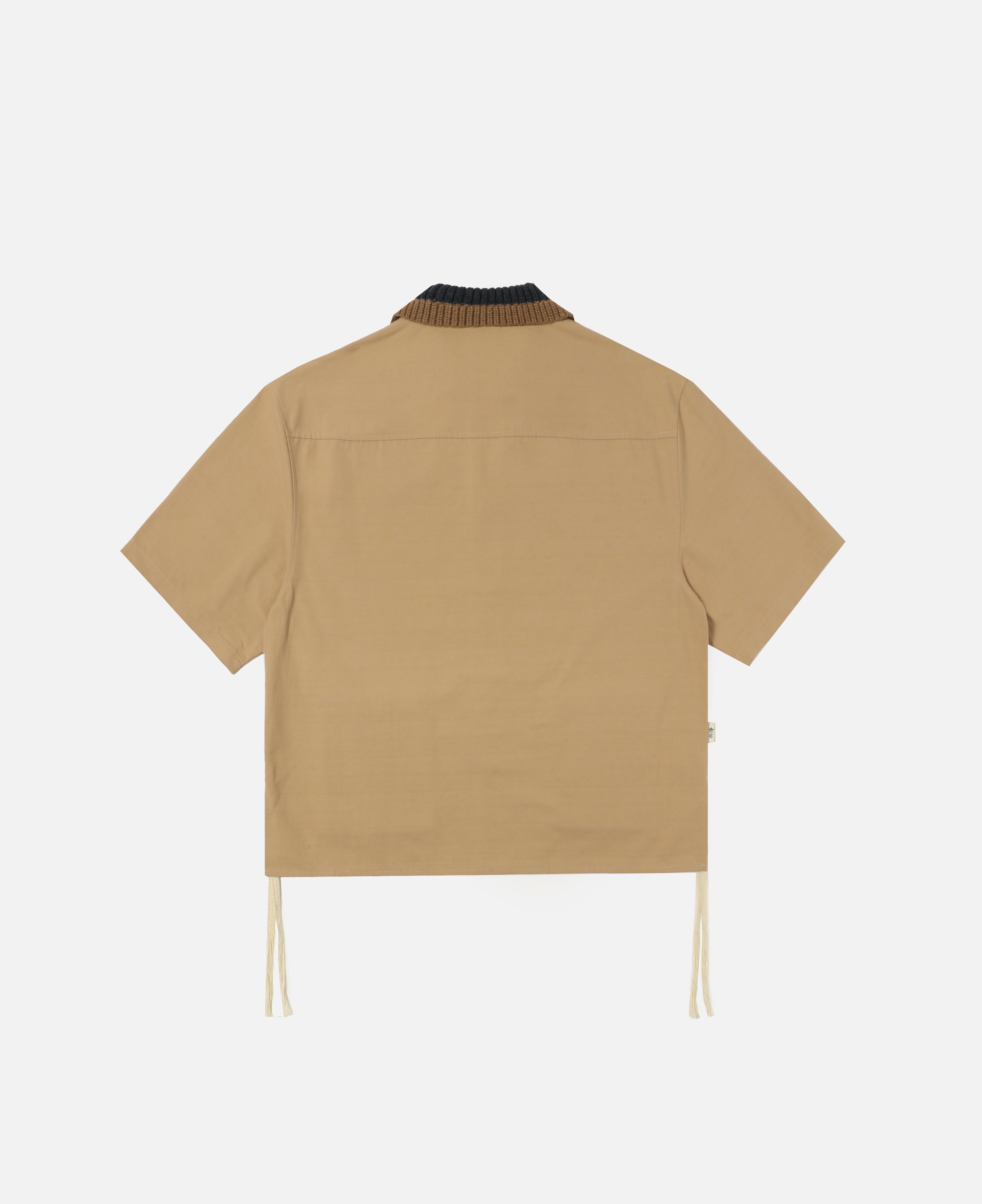 Clot Refined Utility Short Sleeve Shirt (Khaki)