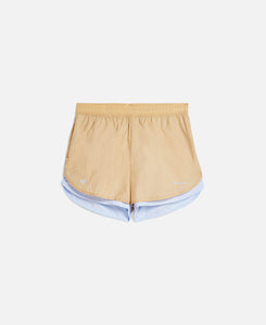 Nylon Layered Shorts (Beige)