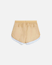 Nylon Layered Shorts (Beige)