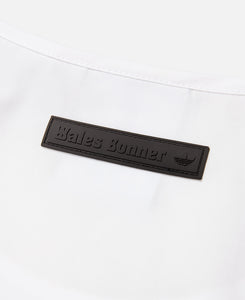 Poplin Pullover Long-sleeve Top (White)