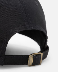 Curved Logo Dad Hat (Black)