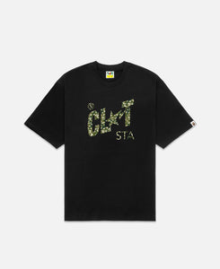 Camo CLOT STA Logo Relaxed Fit T-Shirts (Black)