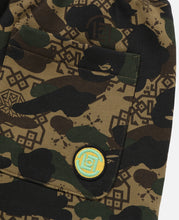 Camo Logo Sweat Pants (Olive)