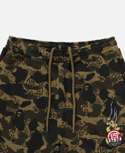 Camo Logo Sweat Pants (Olive)