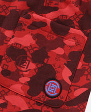 Camo Logo Sweat Pants (Red)