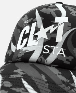 Egra Camo Trucker Cap (Grey)