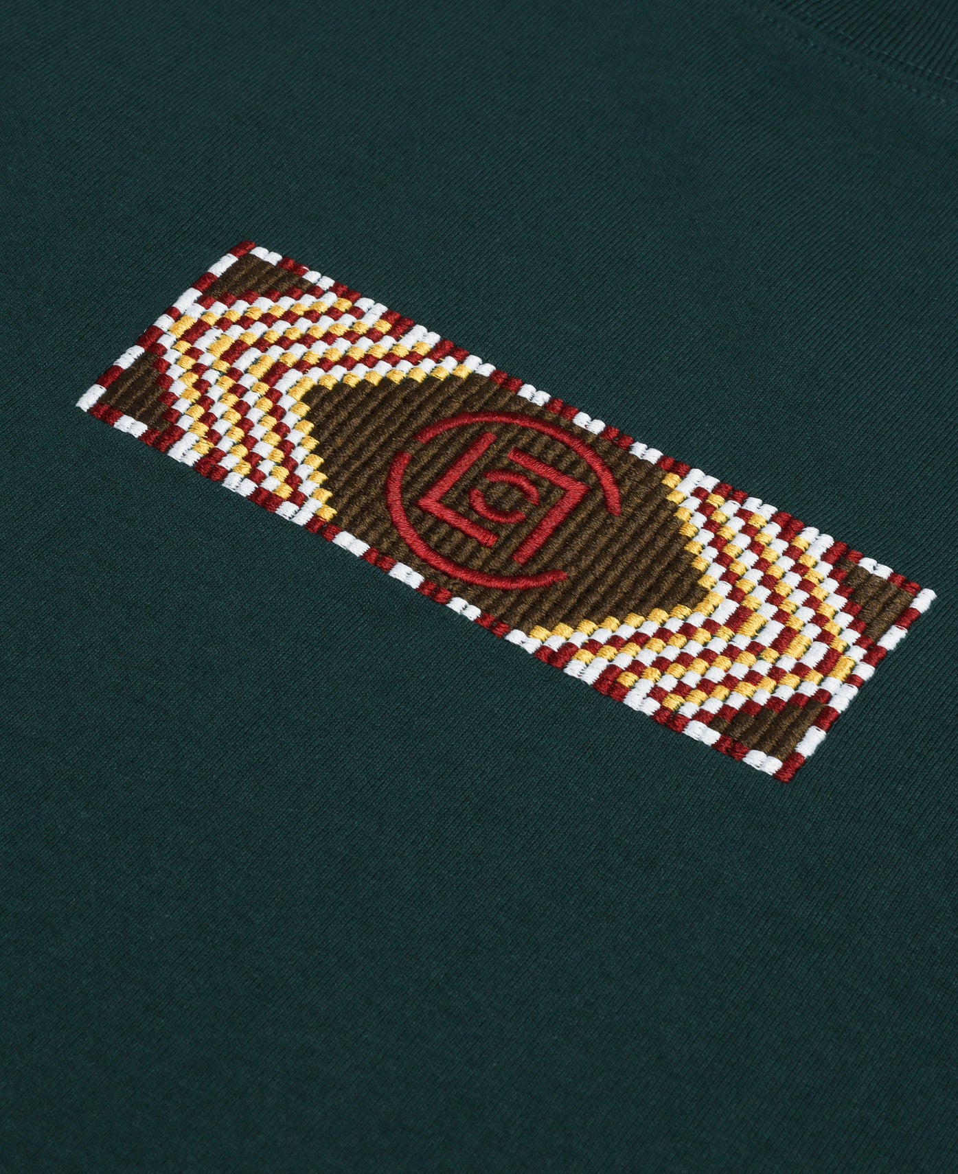 Beaded Logo T-Shirt (Green)