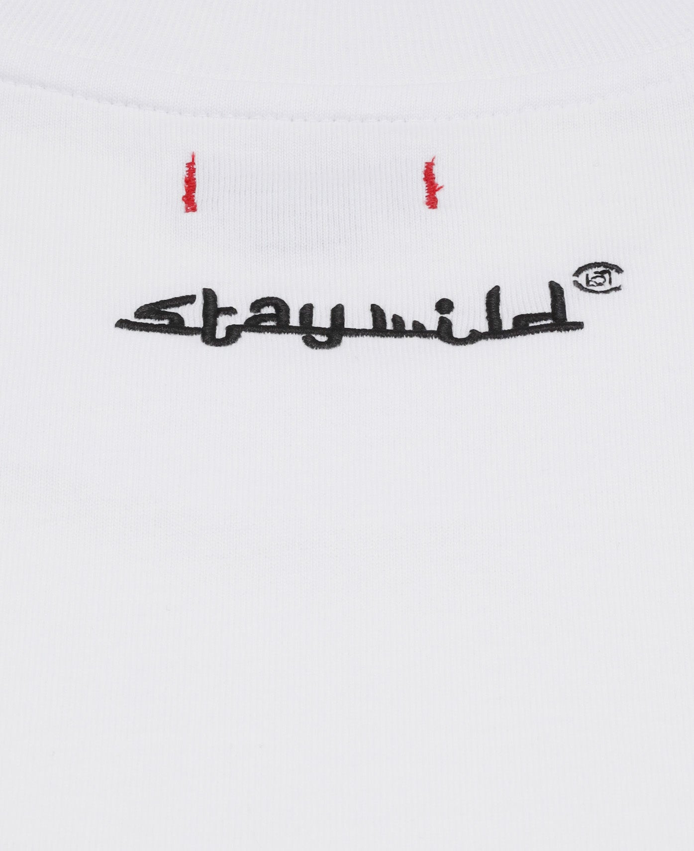 Beaded Logo T-Shirt (White)