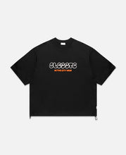 Bubble Logo Print Massive T-Shirt (Black)