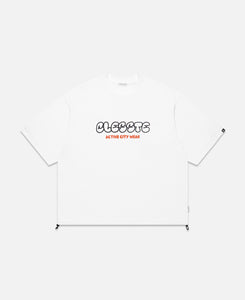 Bubble Logo Print Massive T-Shirt (White)