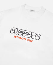 Bubble Logo Print Massive T-Shirt (White)