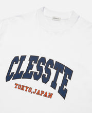 College Logo Print Massive T-Shirt (White)