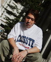 College Logo Print Massive T-Shirt (White)