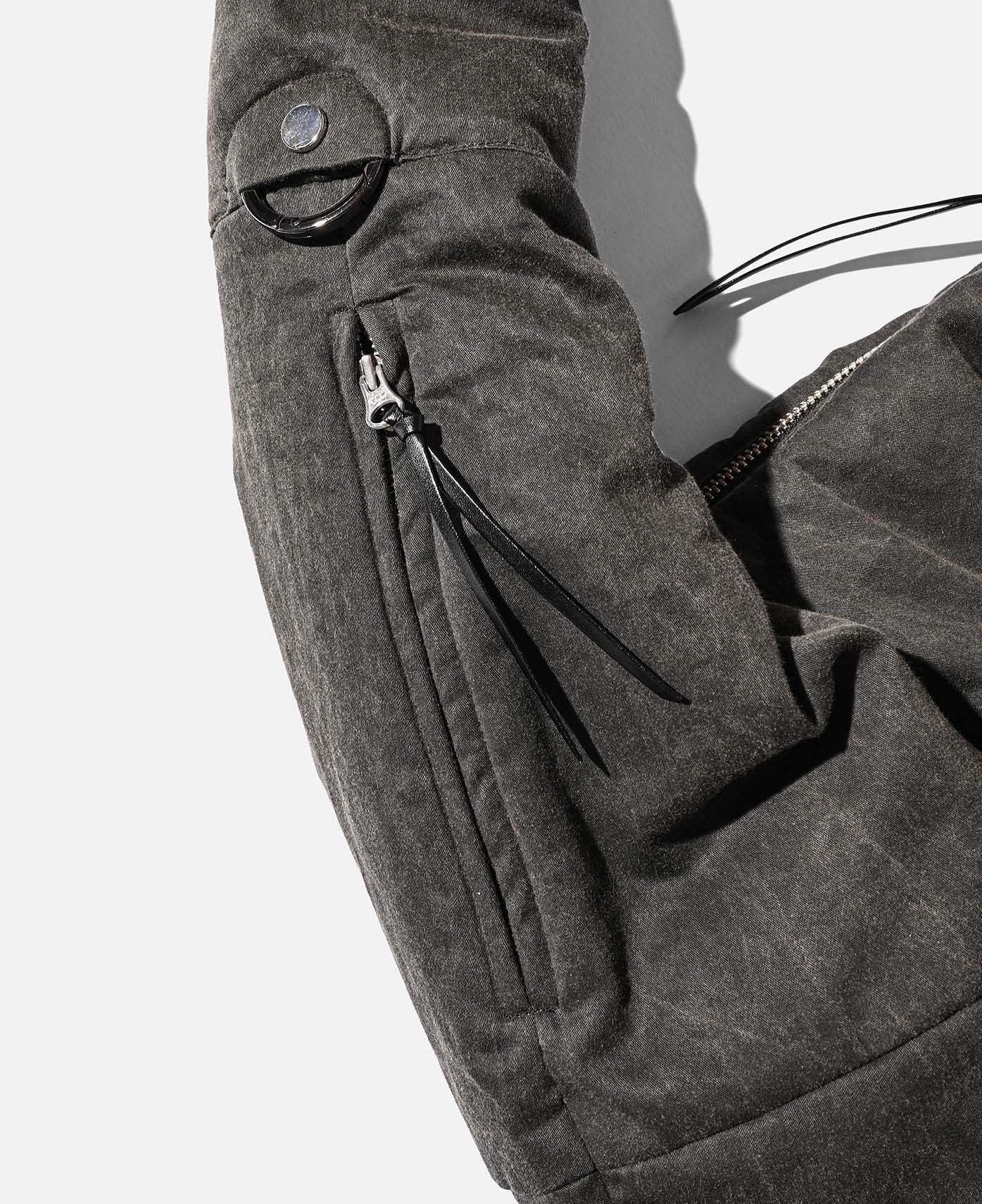 Padded Vintage Cotton System Bag Large (Black)