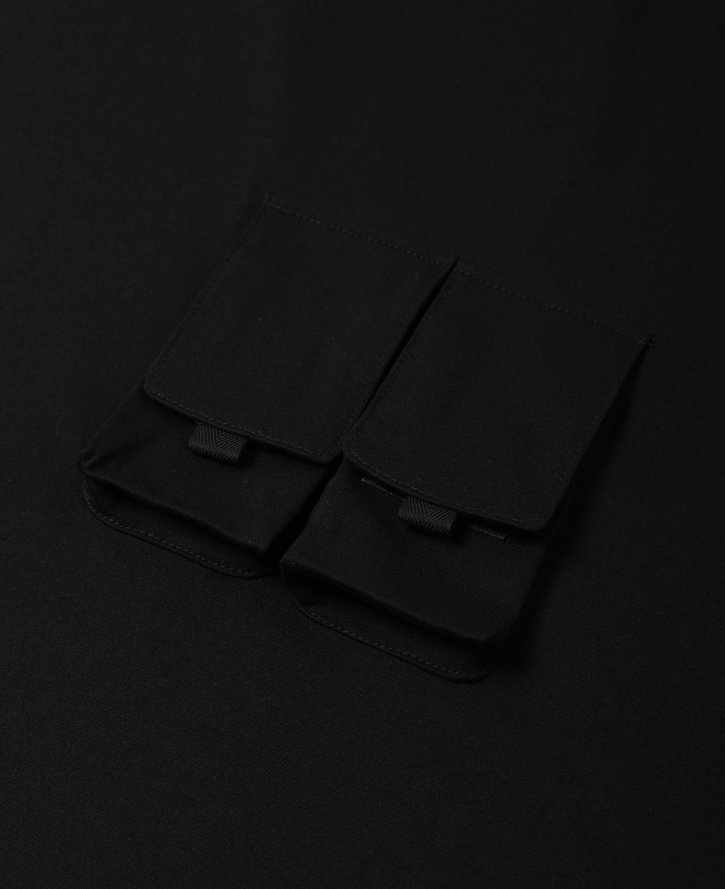 Multi Pocket T-Shirt (Black)