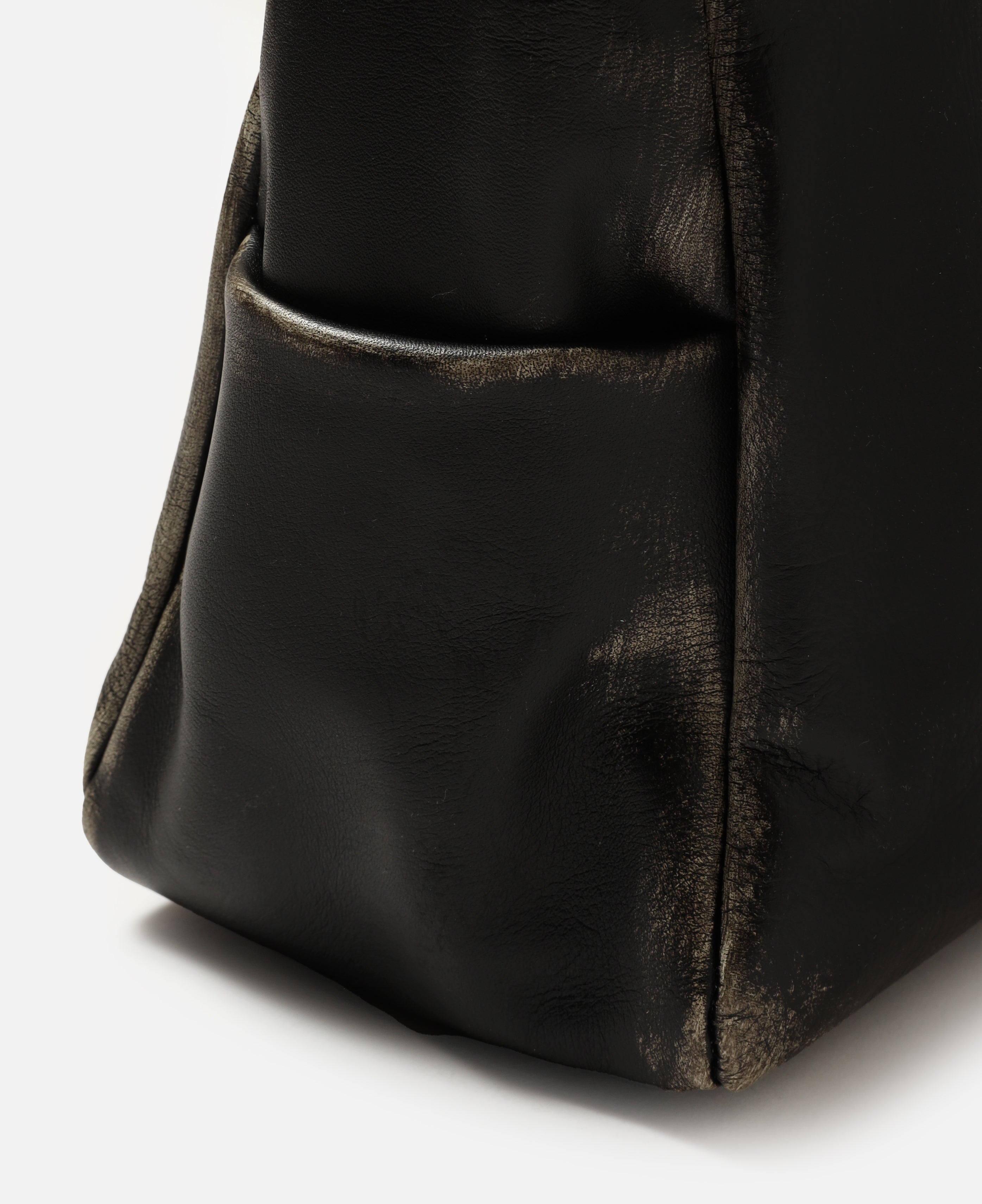 Vintage Leather Holiday Bag (Black)