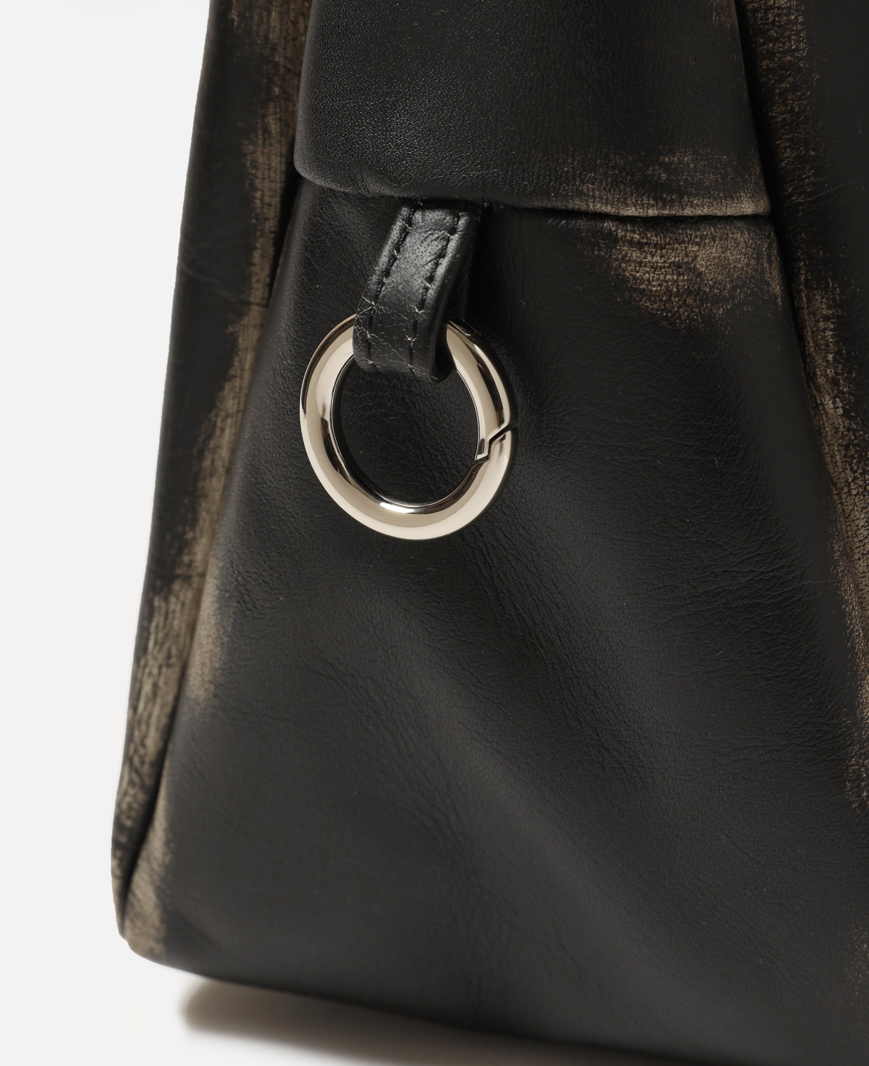 Vintage Leather Holiday Bag (Black)