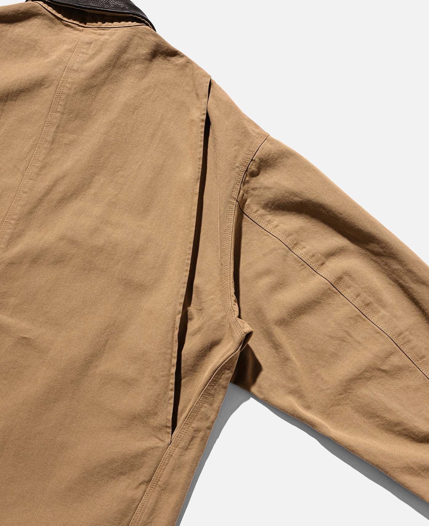 Vintage Dyed City Utility Coat (Beige)