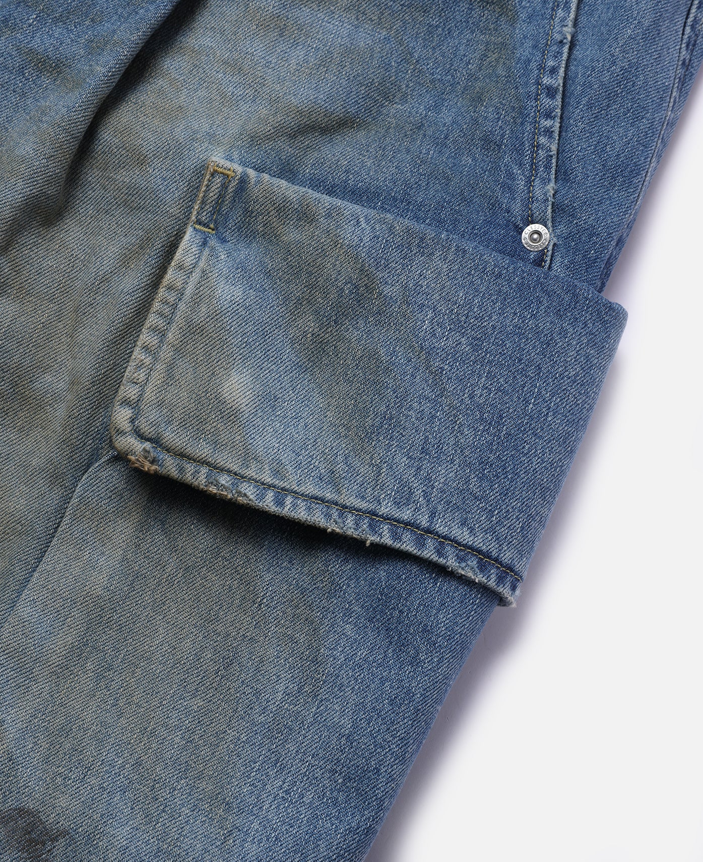 パンツ CLESSTE DENIM CITY MILITARY HALF PANTS CLESSTE / Vintage Dyed Selvedge Denim City Military Half Pants