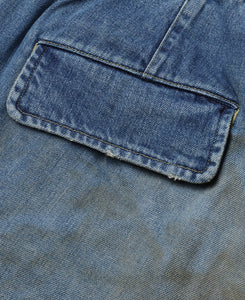 CLESSTE - Vintage Dyed Selvedge Denim City Military Half Pants
