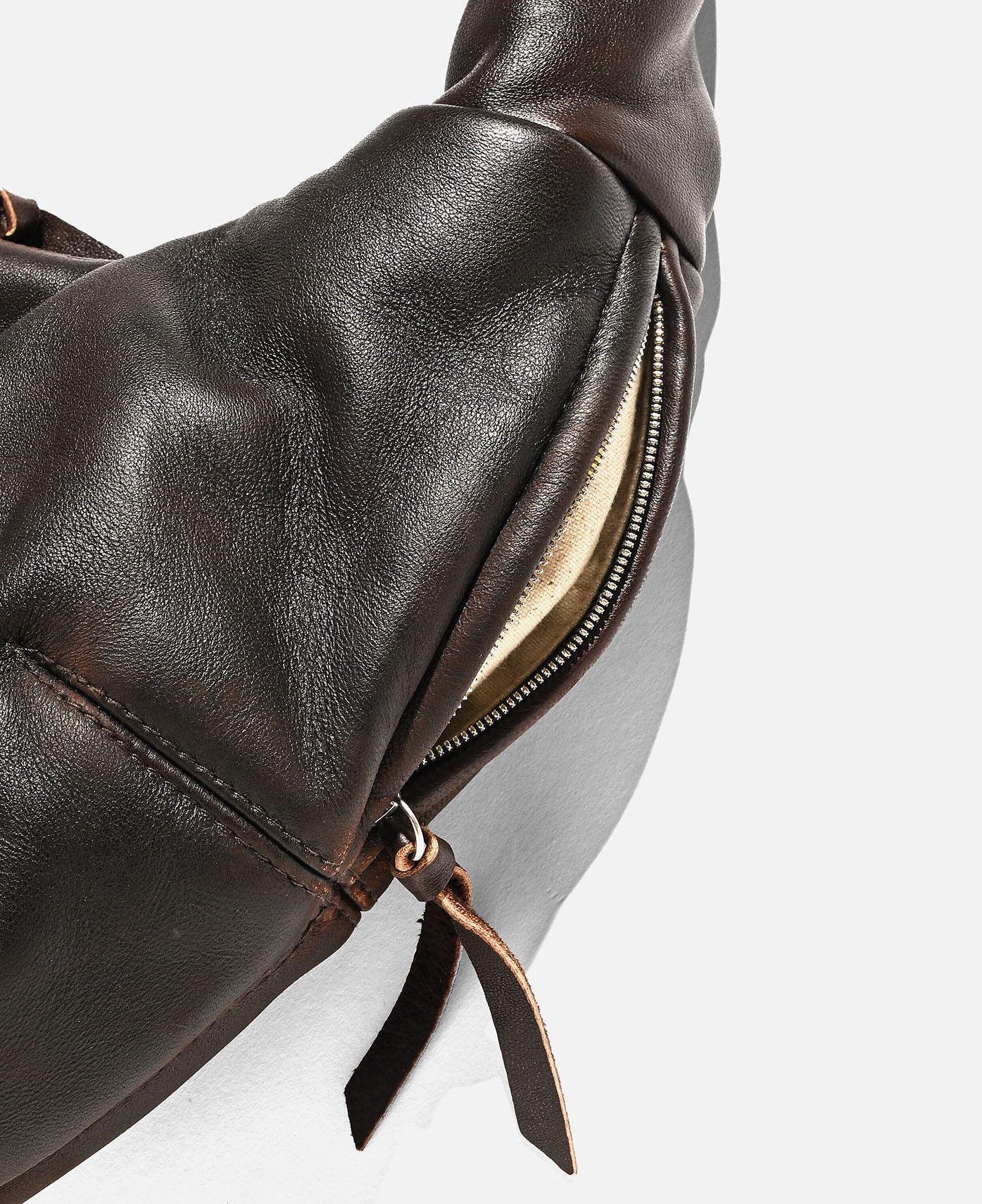 Vintage Sheep Leather System Bag Xs (Brown)