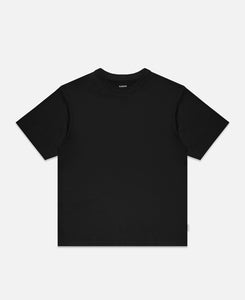 Washable Wool S/S T-Shirt (Black)