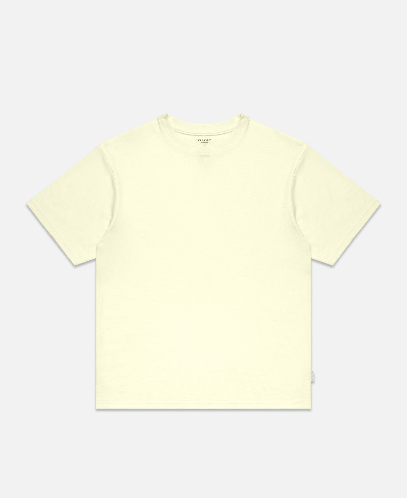 Washable Wool S/S T-Shirt (Cream)