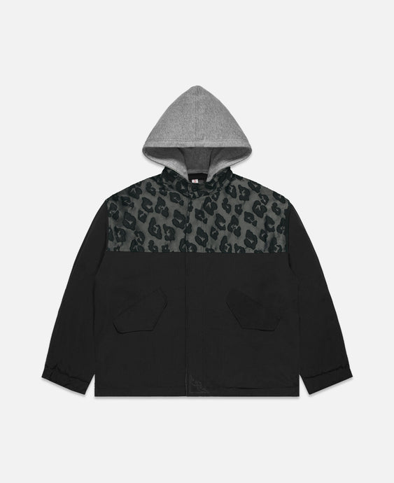 2 In 1 M-65 Leopard Jacket (Black)