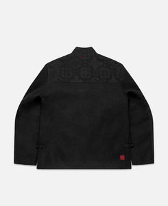 Embroidered Chinese Shirt (Black)