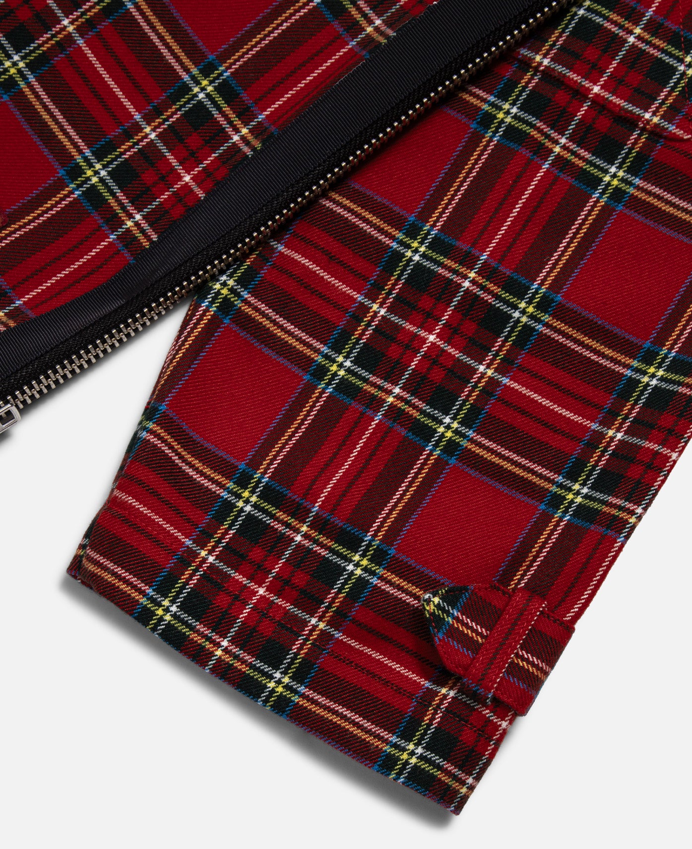 Chinese Plaid Jacket (Red)