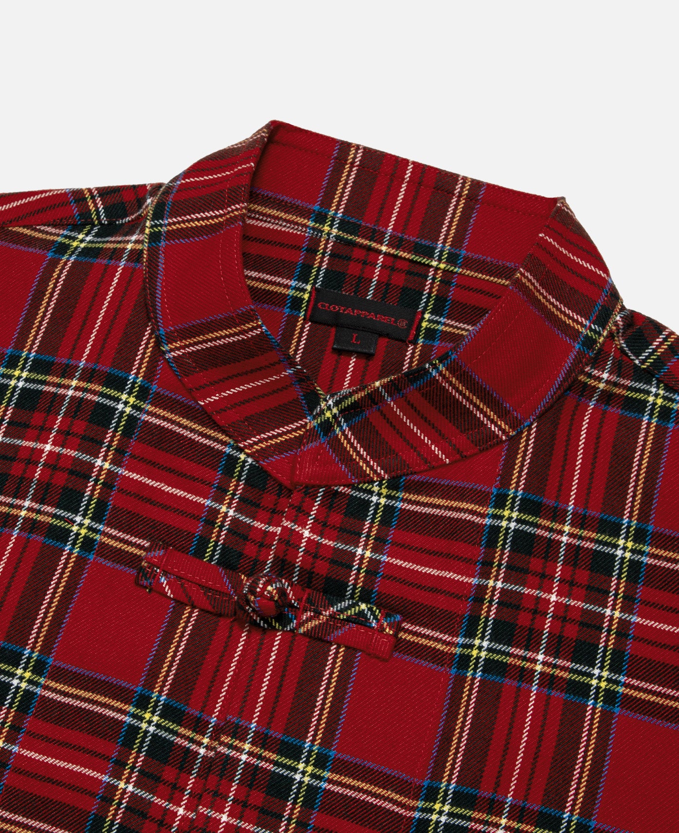 Chinese Plaid Jacket (Red)