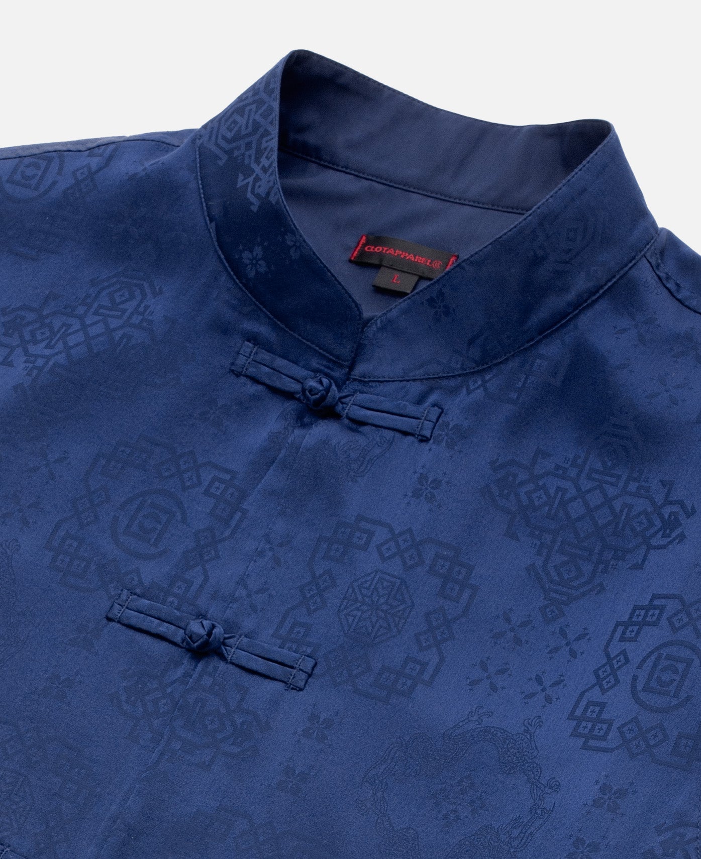 dress shirt in chinese Cotton fabric Tang suit shirt