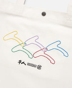 Chineses Rings Tote Bag (White)