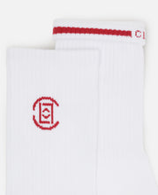CLOT Jacquard Logo Socks (White)