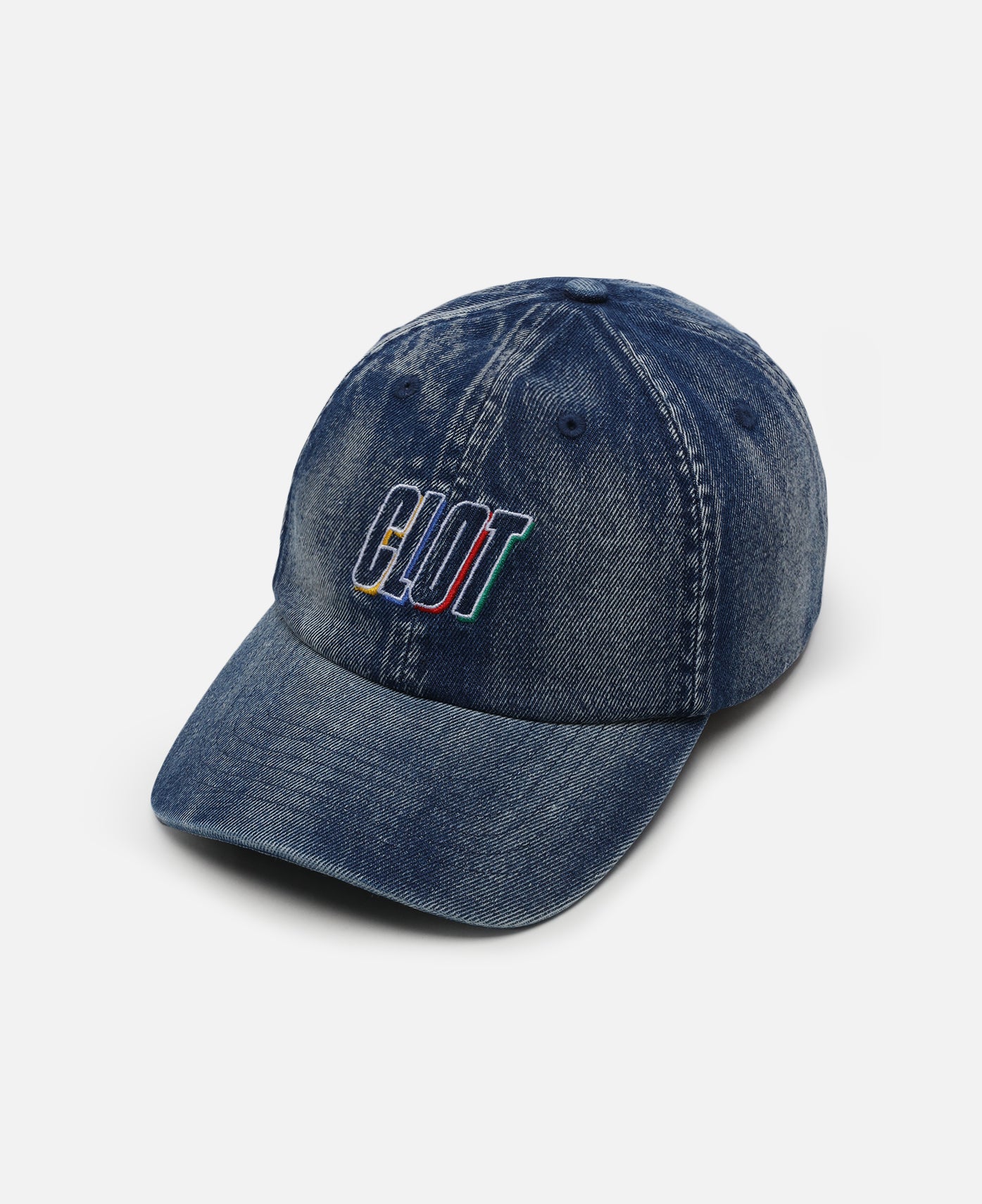 Color Logo Denim Cap (Blue)