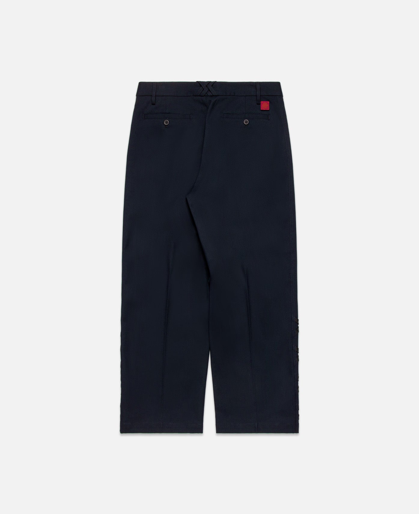 Crisscrossed Pants (Navy)